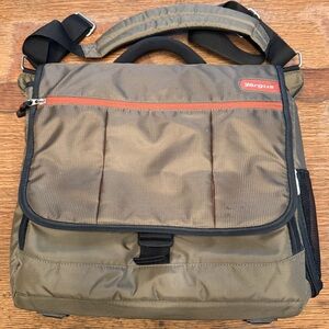 Targus Olive and Black Messenger Bag
